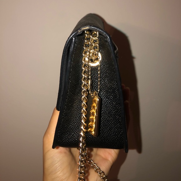 COACH LEATHER BLACK BAG - Picture 4 of 10